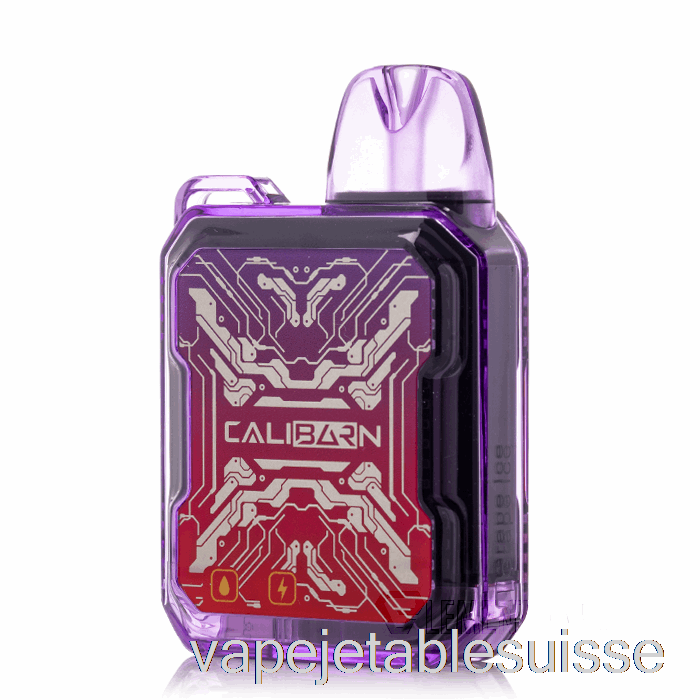 Vape Suisse Uwell Caliburn Bar B6000 Glace Au Raisin Jetable